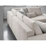 Voir la diapositive 4 : BEST MOBILIER Lagom - canapé d'angle panoramique - convertible - avec coffre - en tissu - 7 places - droit