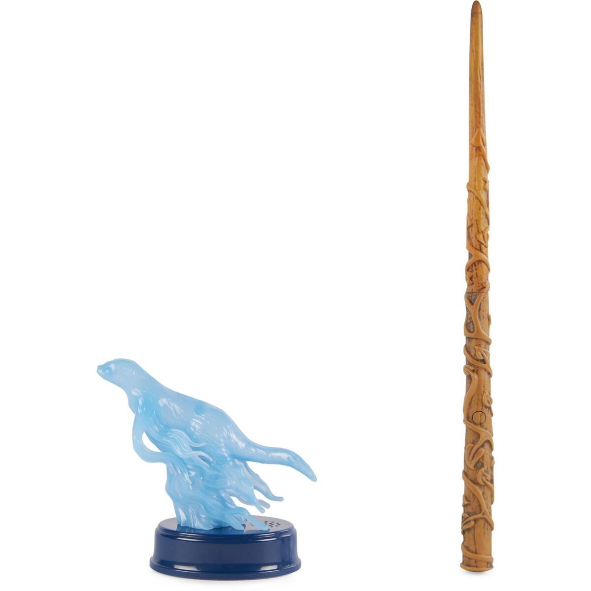 Baguette Magique Collector Patronus Harry Potter - Spin Master - 7 sorts -  Effets sonores et lumineux - Bleu - Cdiscount Jeux - Jouets