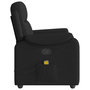 Voir la diapositive 4 : VIDAXL Fauteuil de massage inclinable Noir Tissu