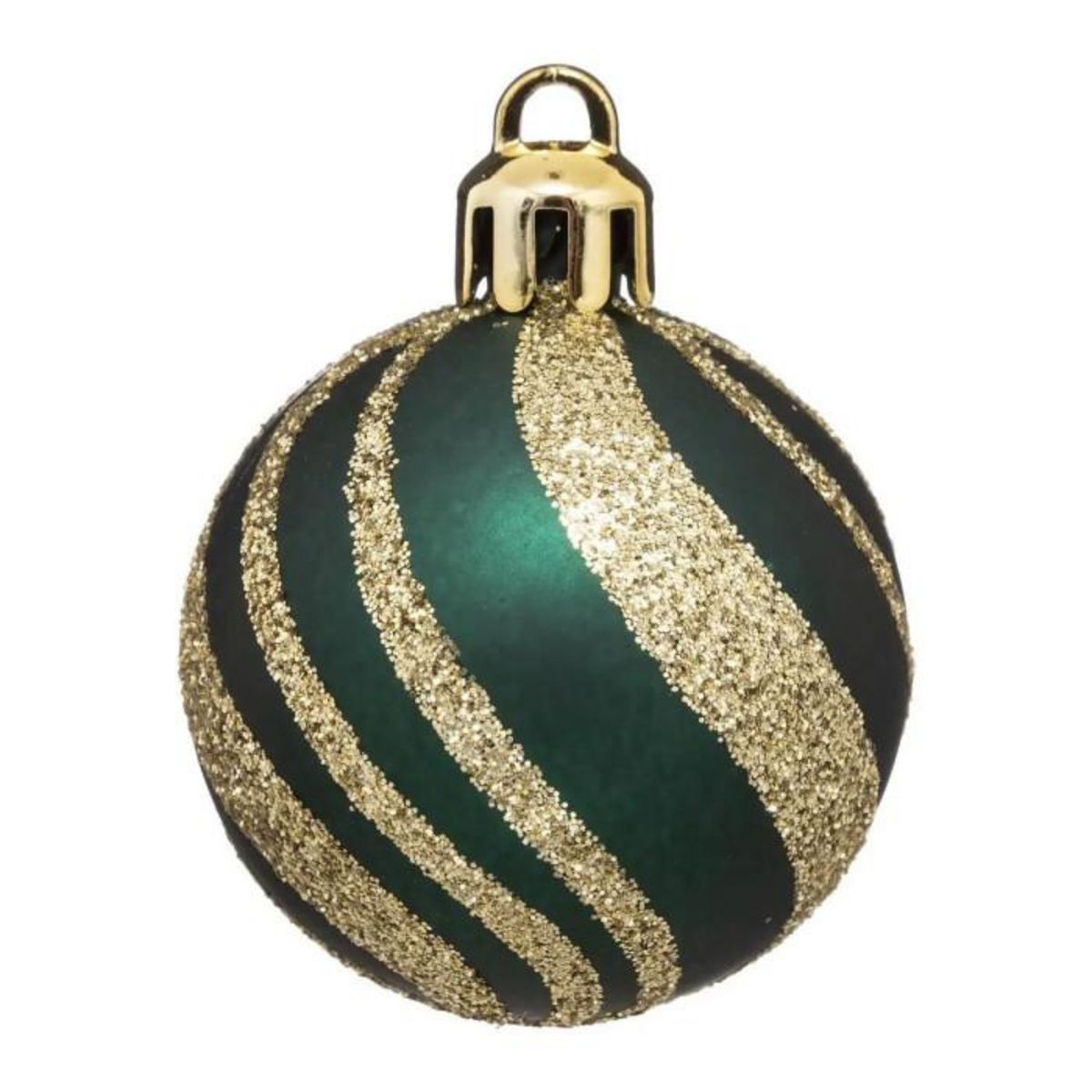 ATMOSPHERA Lot de 12 Boules de Noël  Délice des Fêtes  4cm Multicolore