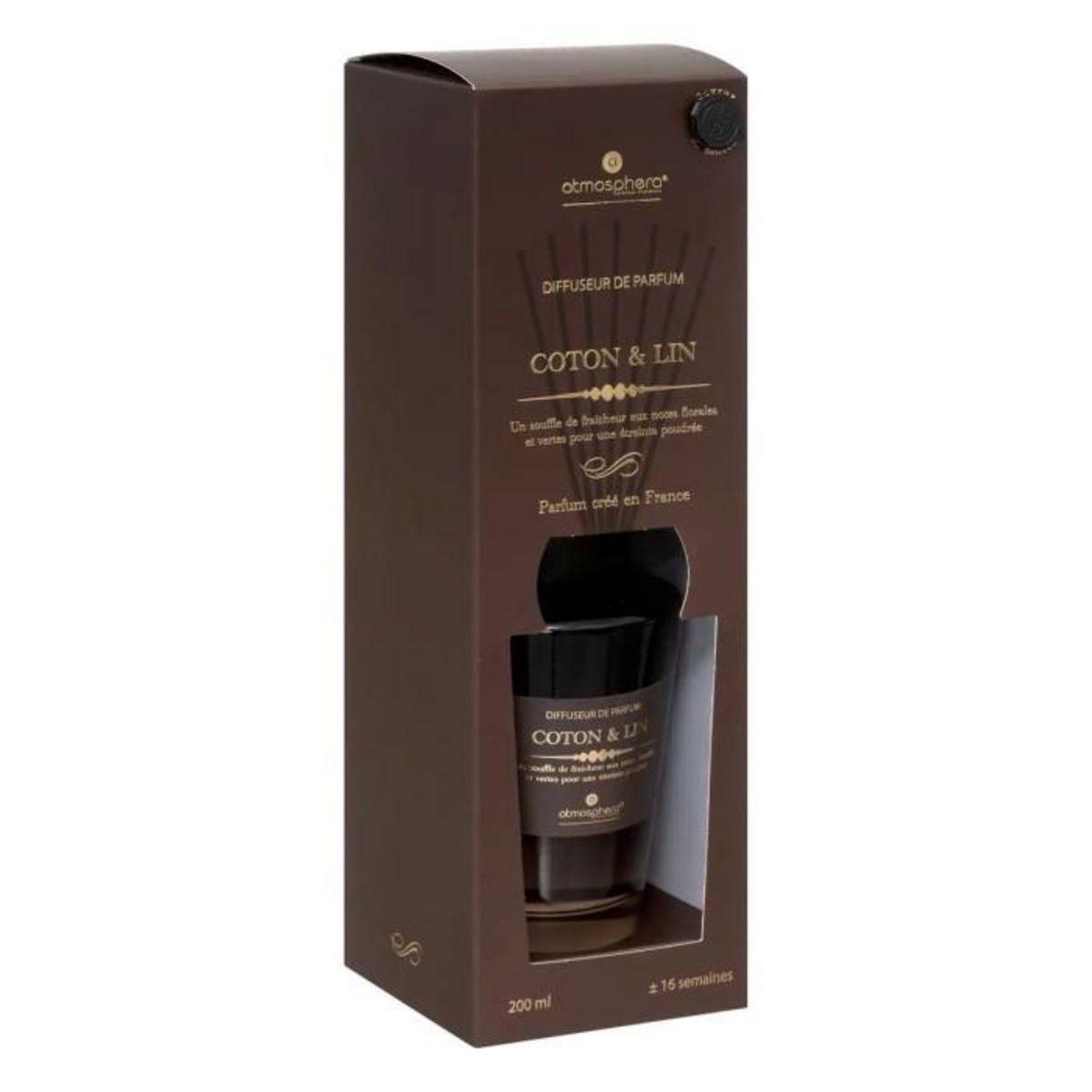 ATMOSPHERA Diffuseur de Parfum  Alma  200ml Coton & Lin