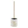 Voir la diapositive 1 : Wenko Brosse WC design marbre Odos - Blanc
