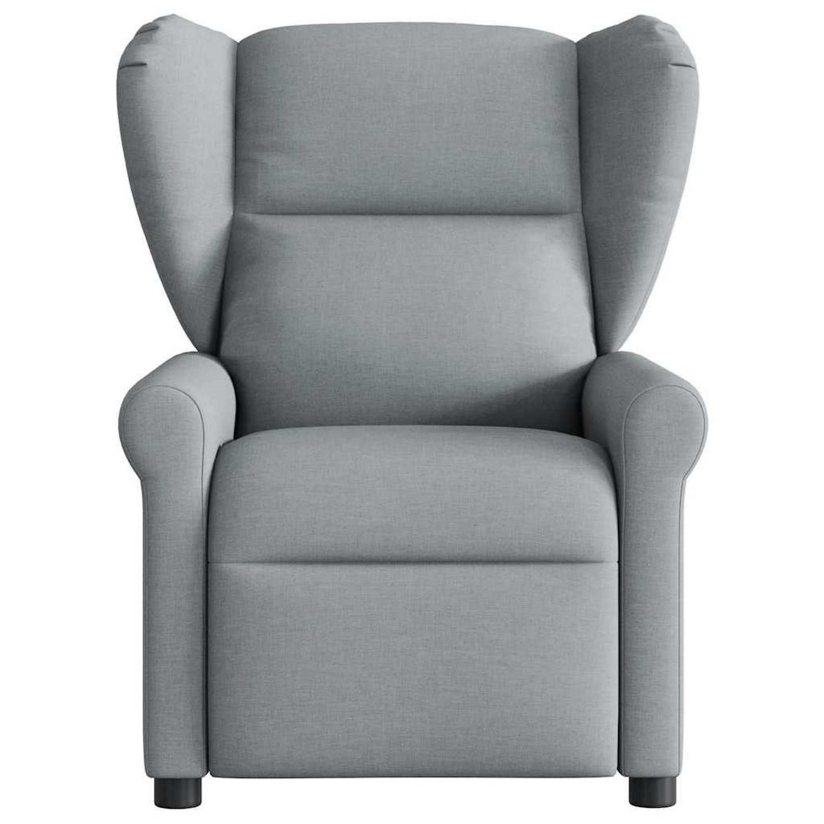 VIDAXL Fauteuil de massage inclinable electrique gris clair tissu