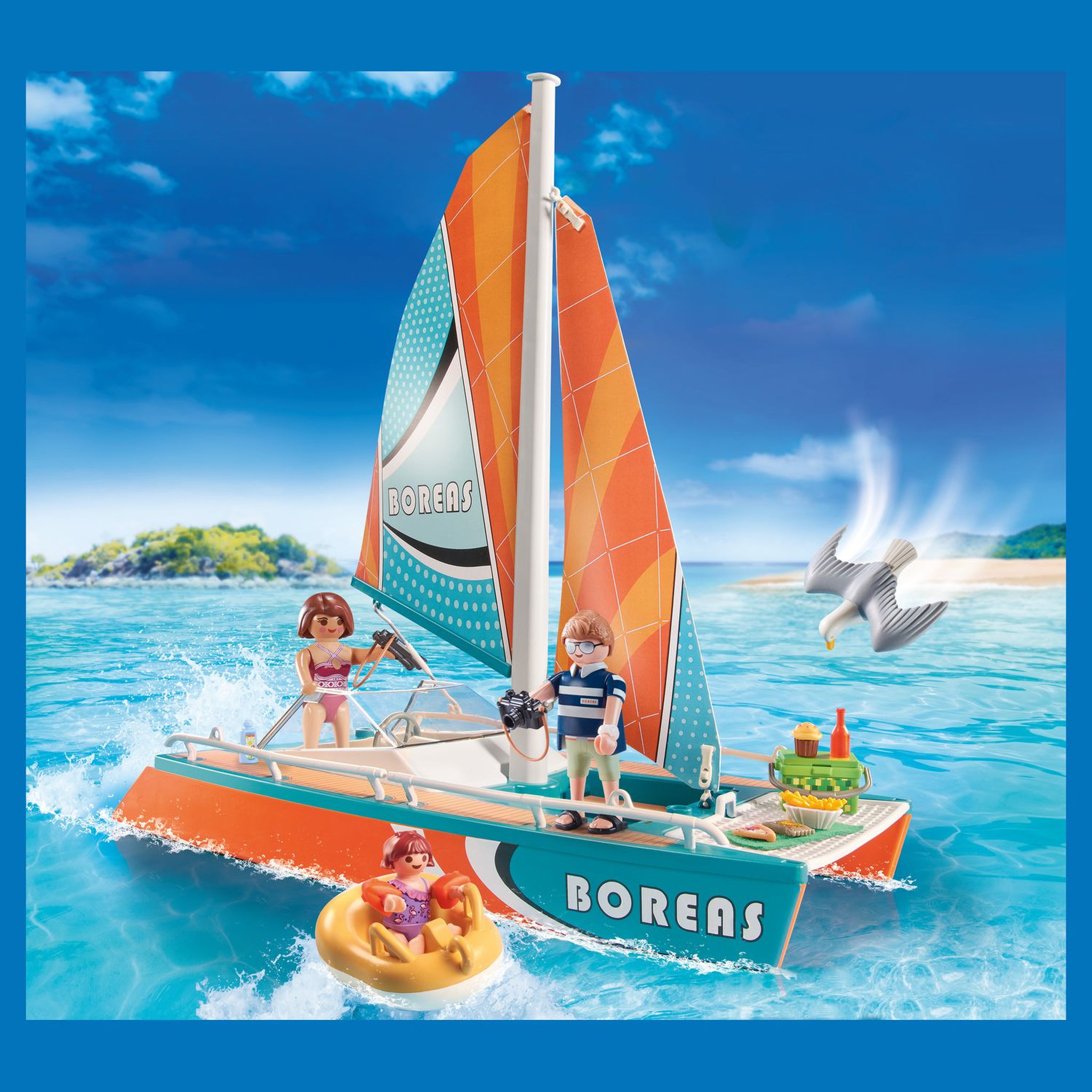 Voir la diapositive 6 : PLAYMOBIL 71043 Catamaran