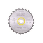 METABO SAS Lame de scie circ. Pro  Power Cut Wood  HW/CT 230x30, 24 WZ  20°