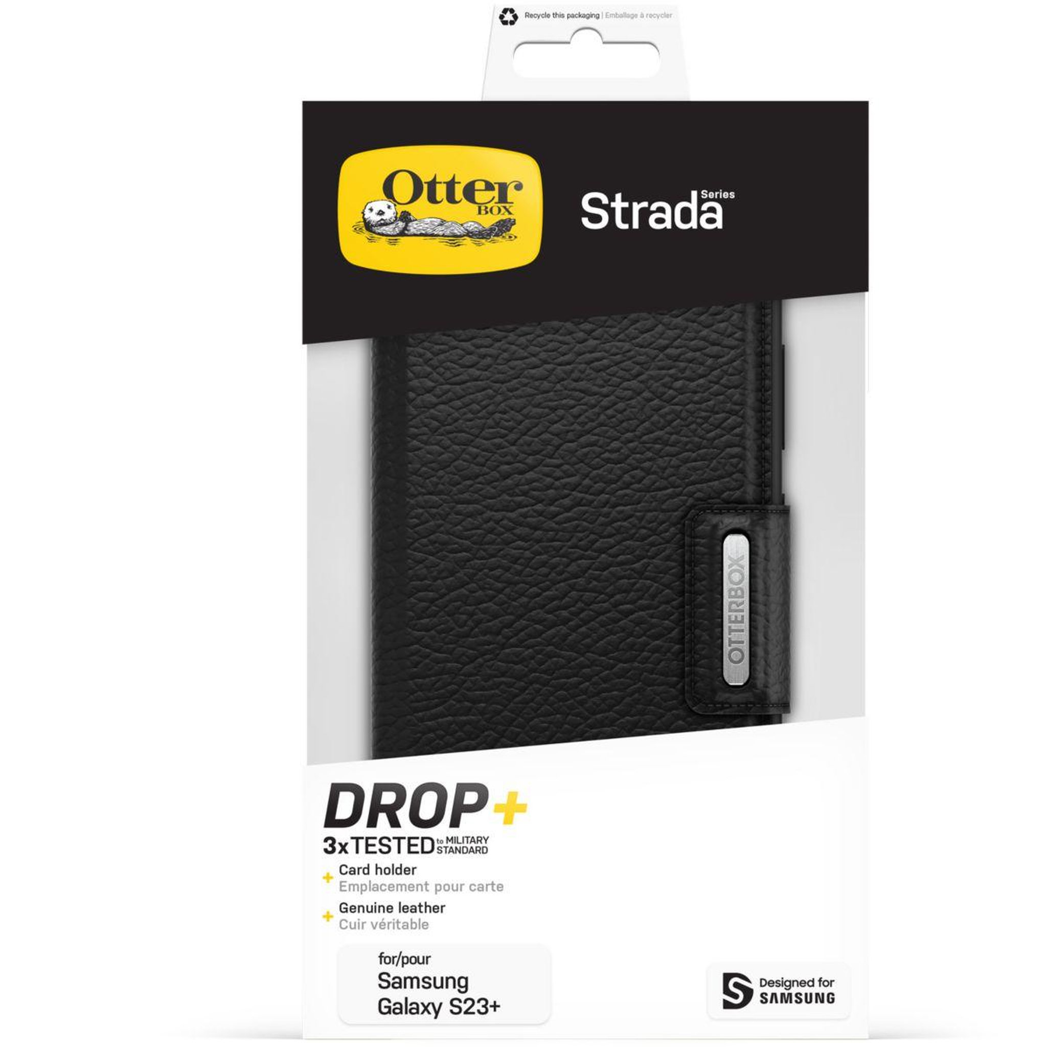 Voir la diapositive 2 : Otterbox Etui samsung s23+ strada noir