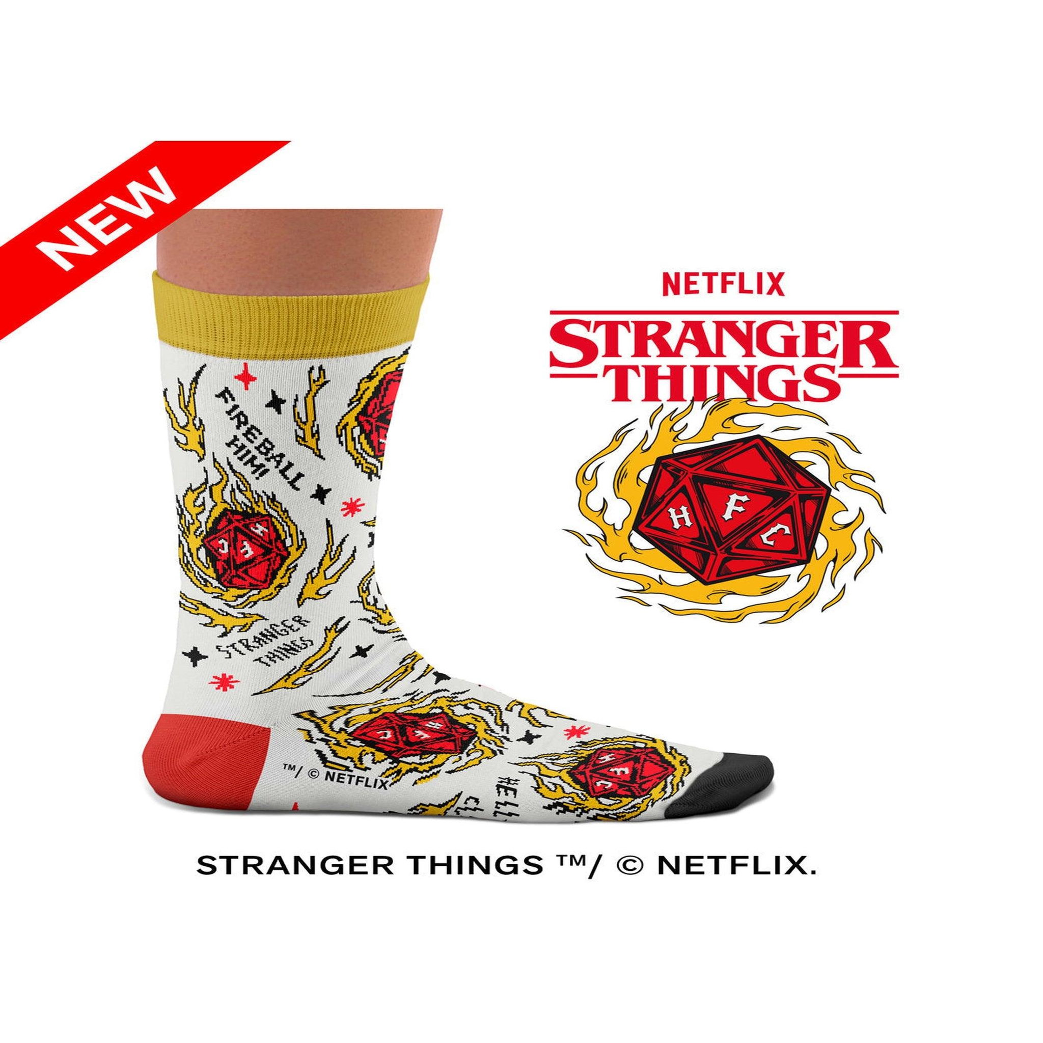 Voir la diapositive 3 : SOCK AFFAIRS Chaussettes stranger things d20