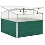 Voir la diapositive 2 : VIDAXL Serre Vert 100x100x77 cm Acier galvanise