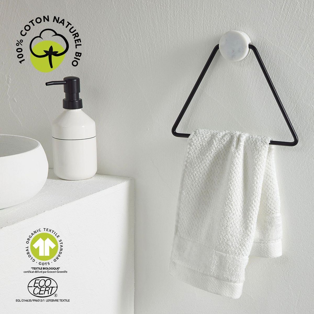 Today Serviette pour invité - 100% coton BIO