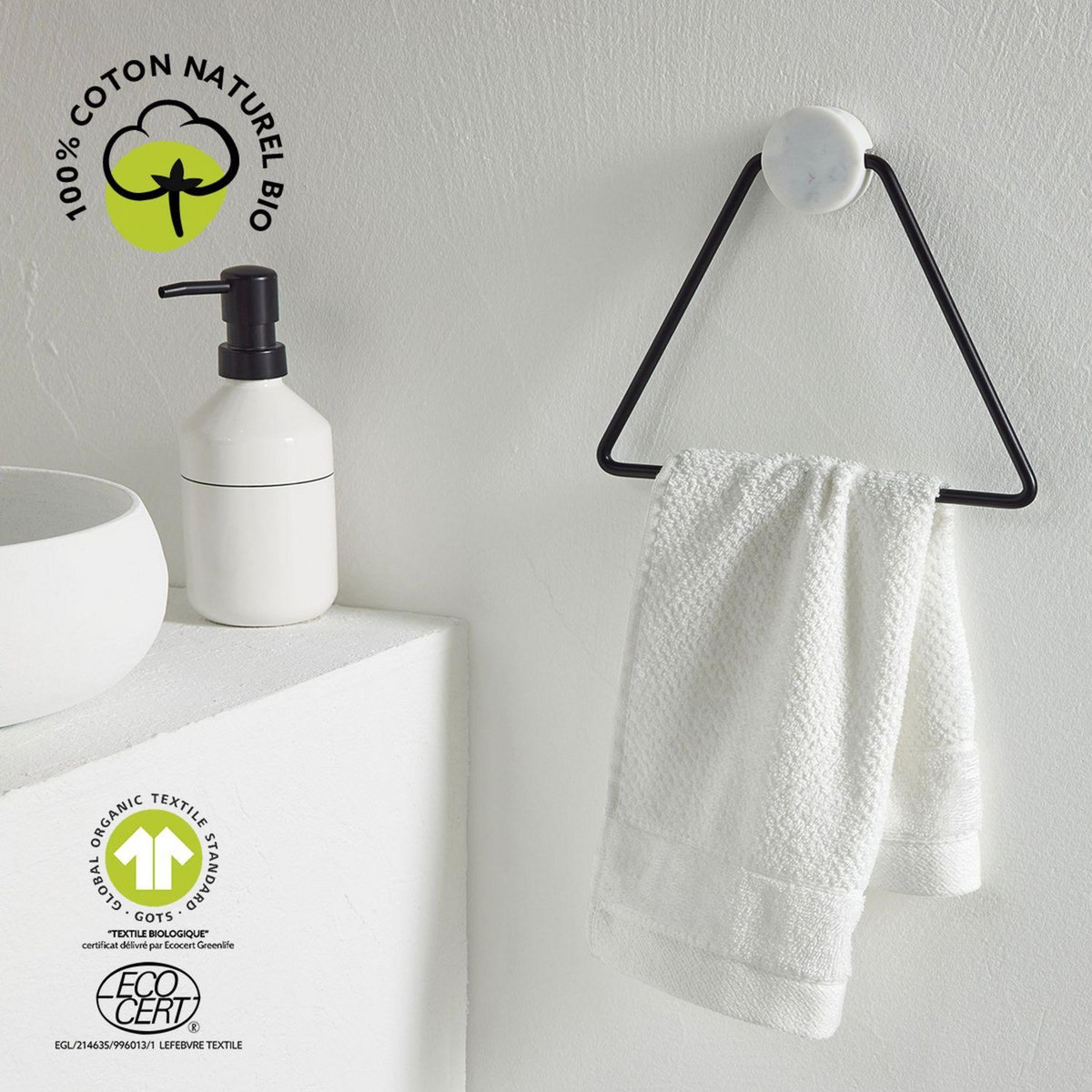 Today Serviette pour invité - 100% coton BIO