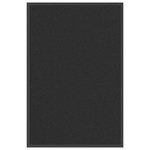 VIDAXL Paillasson noir 60x90 cm