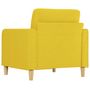 Voir la diapositive 5 : VIDAXL Fauteuil Jaune clair 60 cm Tissu