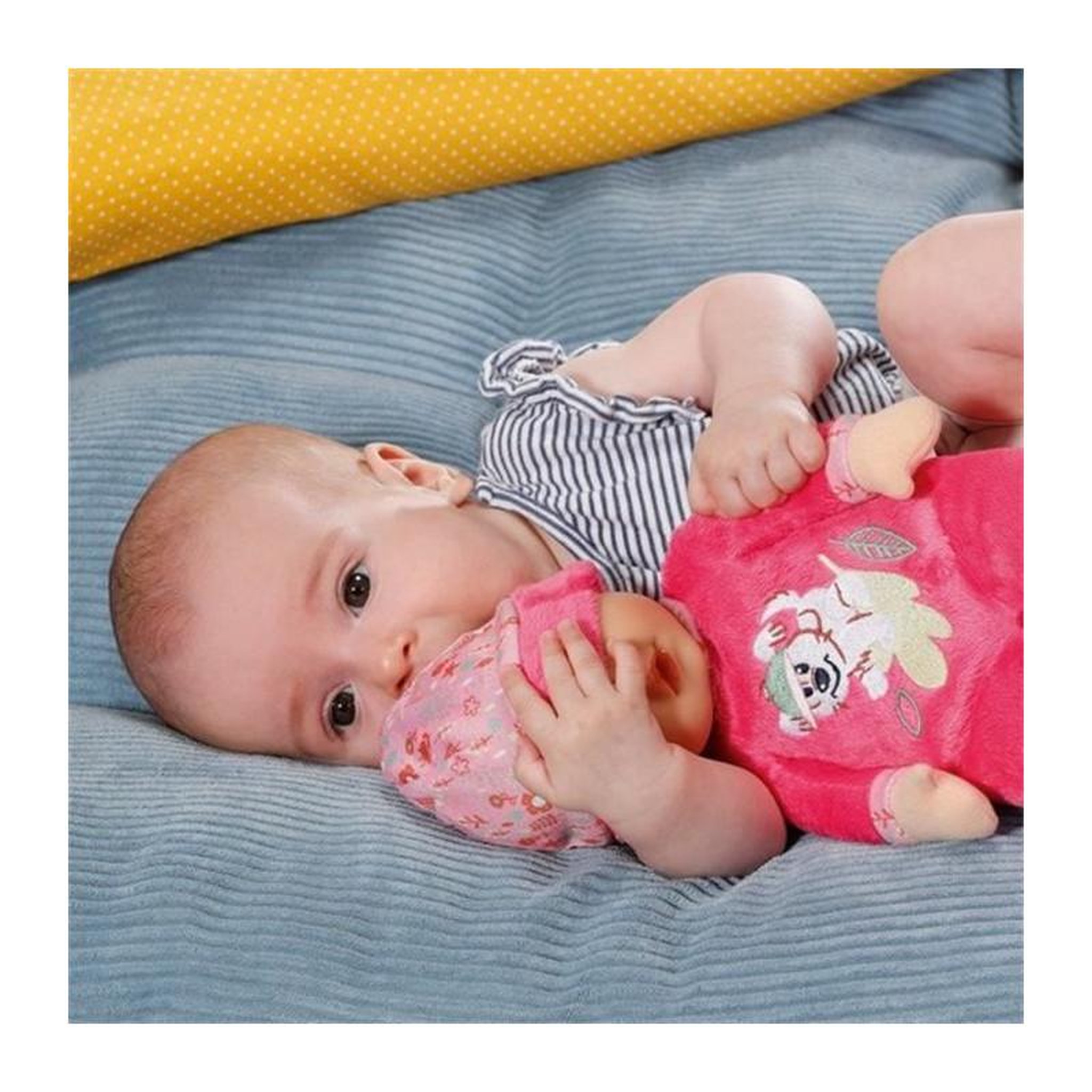 Voir la diapositive 4 : NEW BORN BABY Baby Born - Sleepy - Poupée douce avec hochet intégré - Rose - 30cm - Des 3 ans