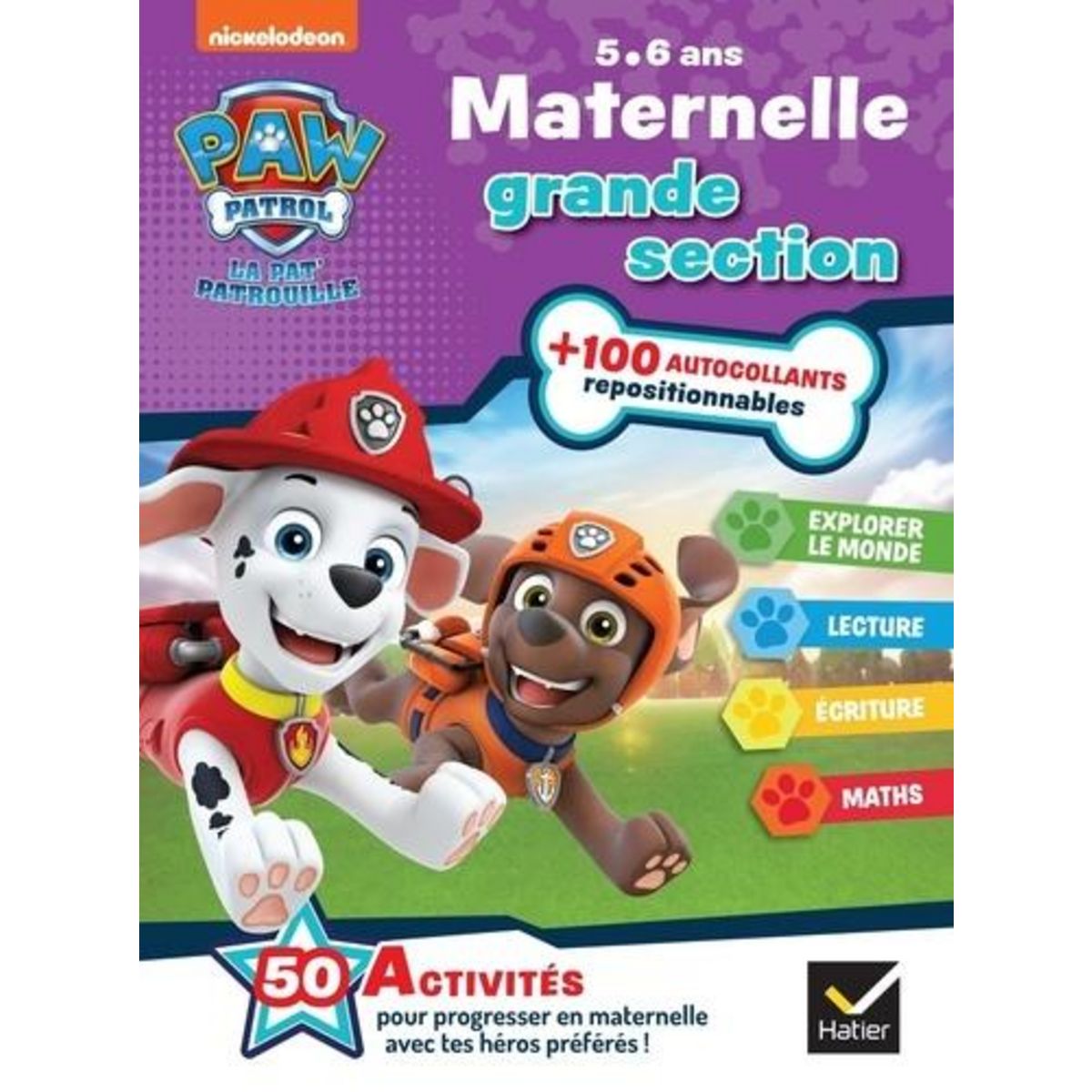 PAT'PATROUILLE MATERNELLE GRANDE SECTION. AVEC PLUS DE 100 AUTOCOLLANTS REPOSITIONNABLES, Magni Pascale