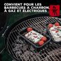 Voir la diapositive 6 : FM PROFESSIONAL Lot de 2 plats à barbecue en acier émaillé 21 x 12 cm FM Professional Barbecue
