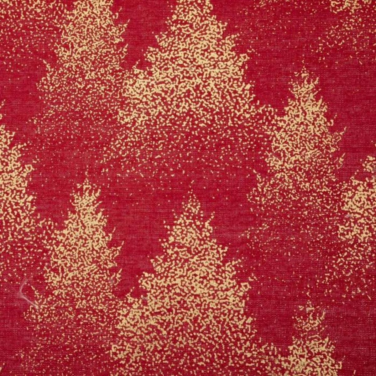 ATMOSPHERA Chemin de Table  Sapin Paillettes  28x300cm Rouge