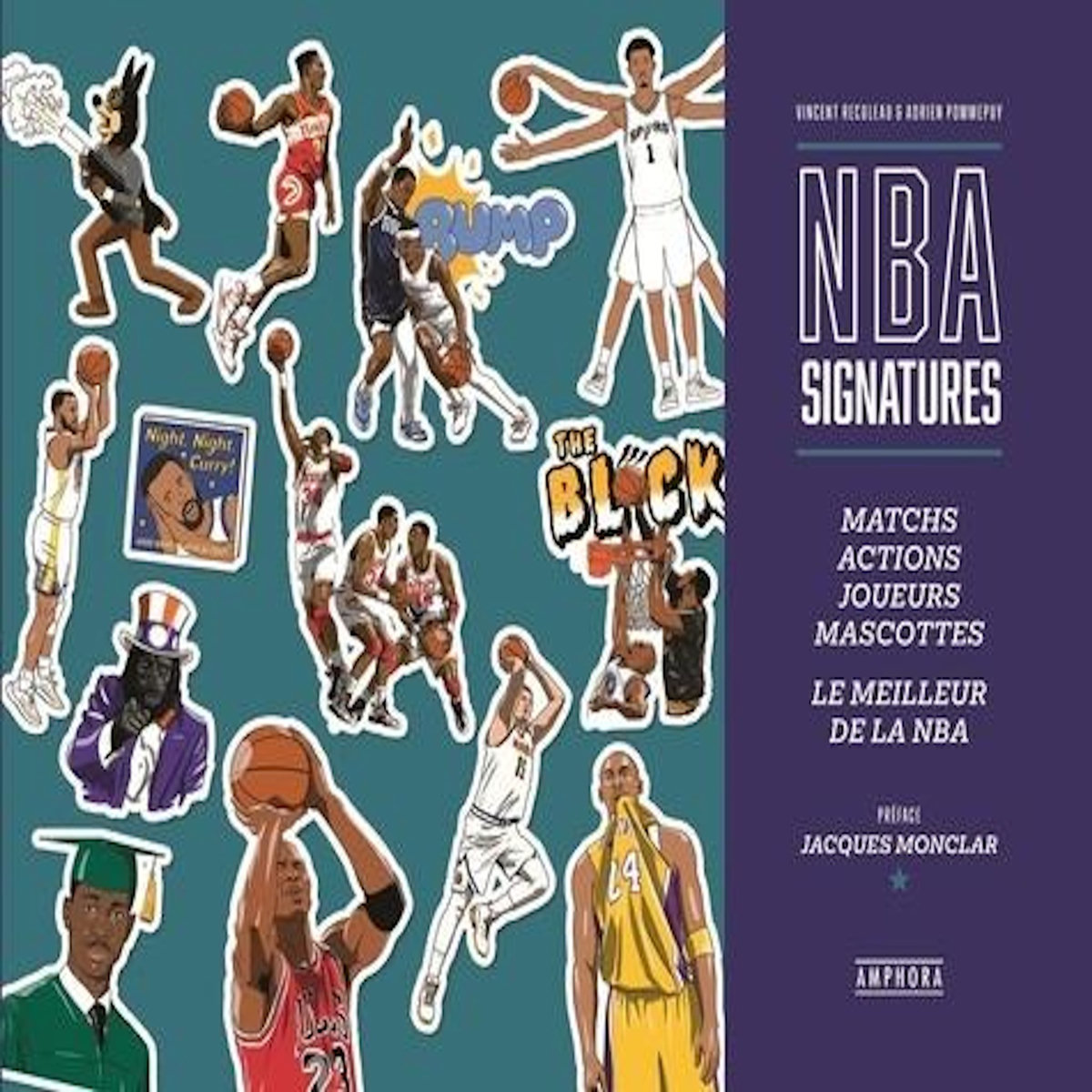 NBA SIGNATURES. MATCHS, ACTIONS, JOUEURS, MASCOTTES, LE MEILLEUR DE LA NBA, Reculeau Vincent