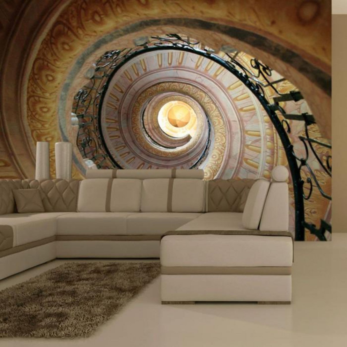 Paris Prix Papier Peint  Decorative Spiral Stairs