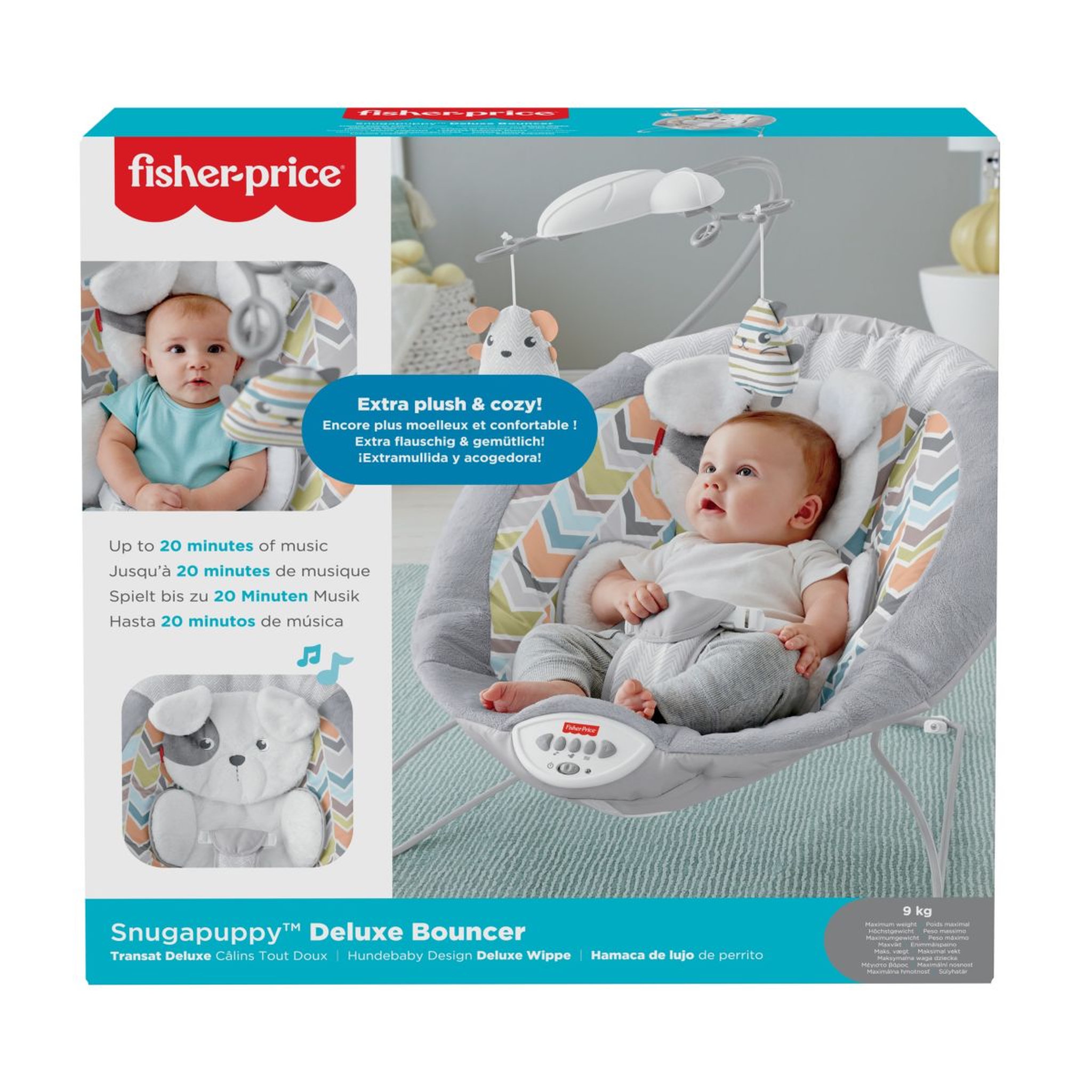 Voir la diapositive 2 : Fisher price Transat deluxe Calin tout doux