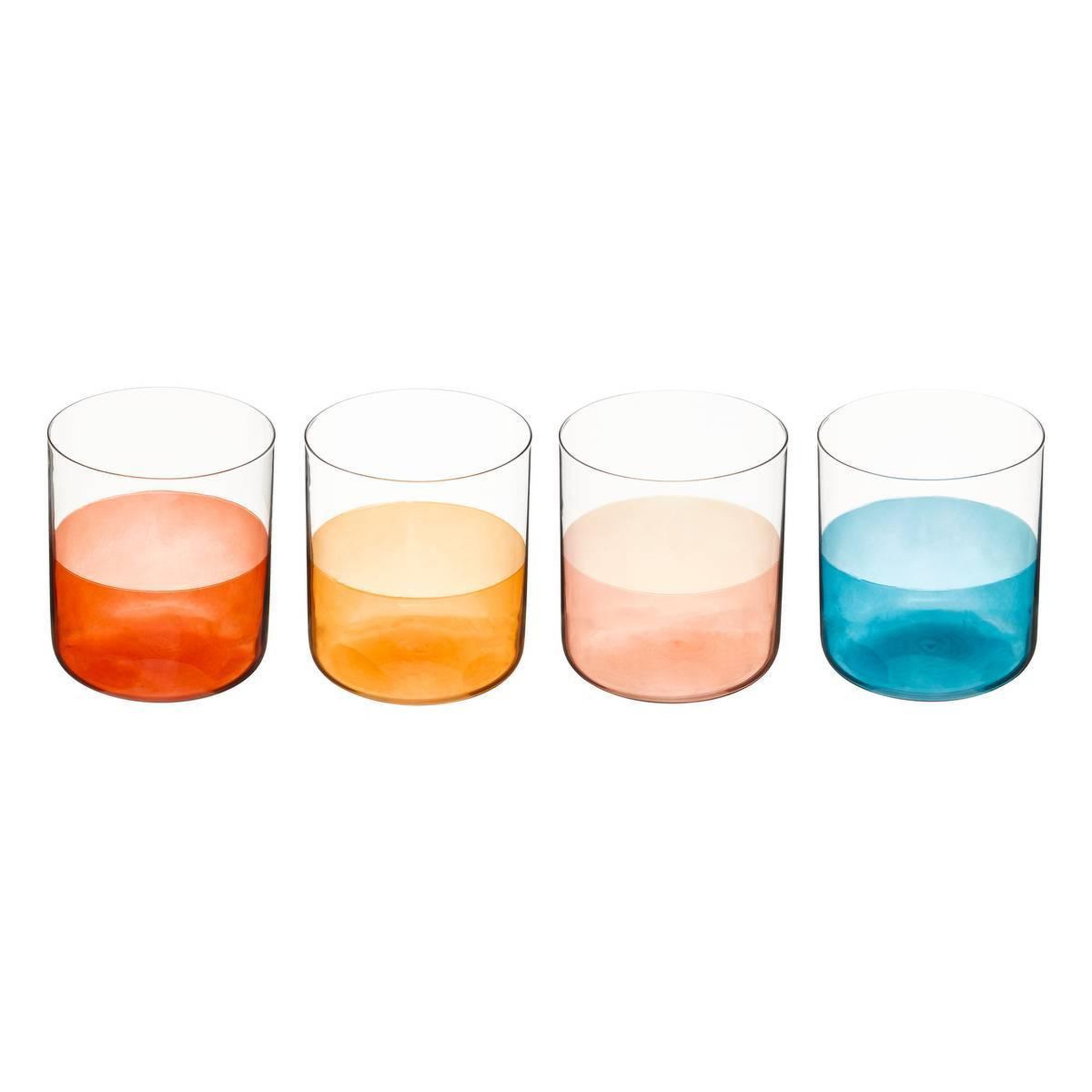 SECRET DE GOURMET Lot de 4 verres  homy  35cl multicolore