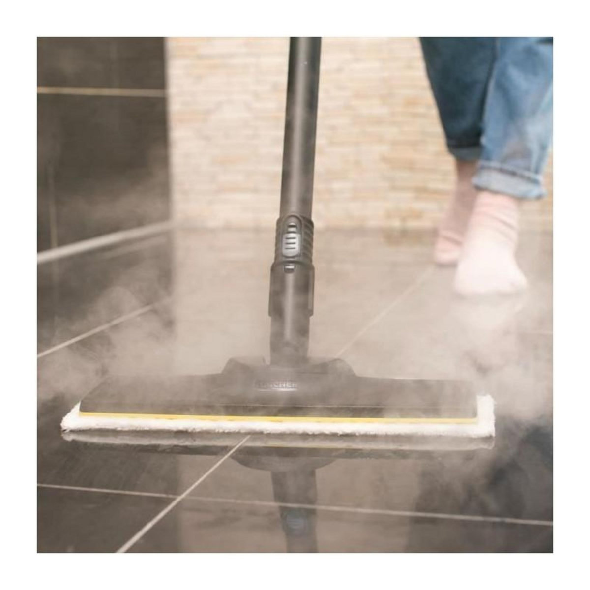 KÃ¤rcher KARCHER - Kit de 3 serpillieres (souple, abrasive et tres abrasive) pour buse sol - Compatible gamme nettoyeurs vapeur Easy Fix