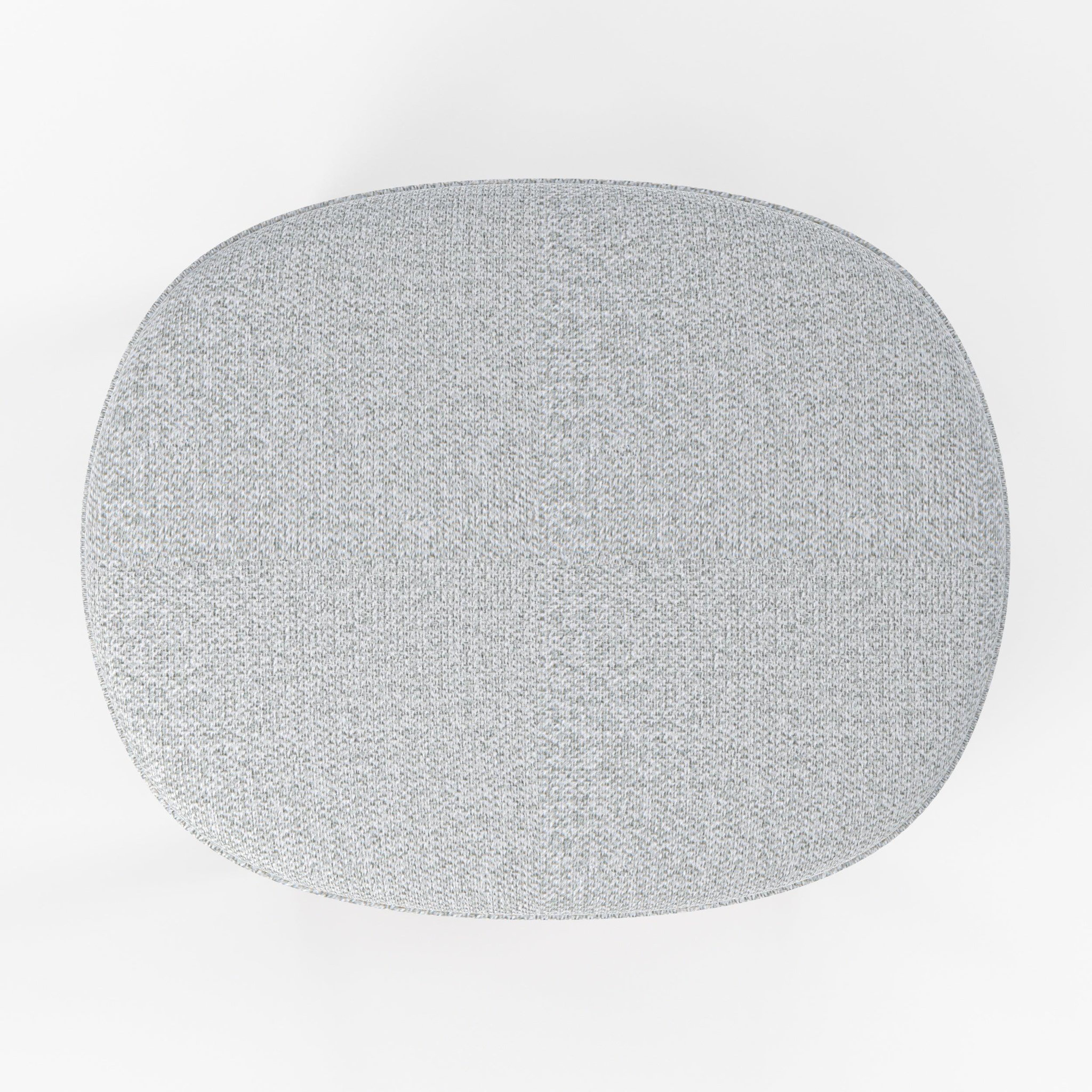 Voir la diapositive 6 : MAISON PAVANE Lot de 2 tabourets pour îlot central 65,5 cm en bois et tissu gris-Jude