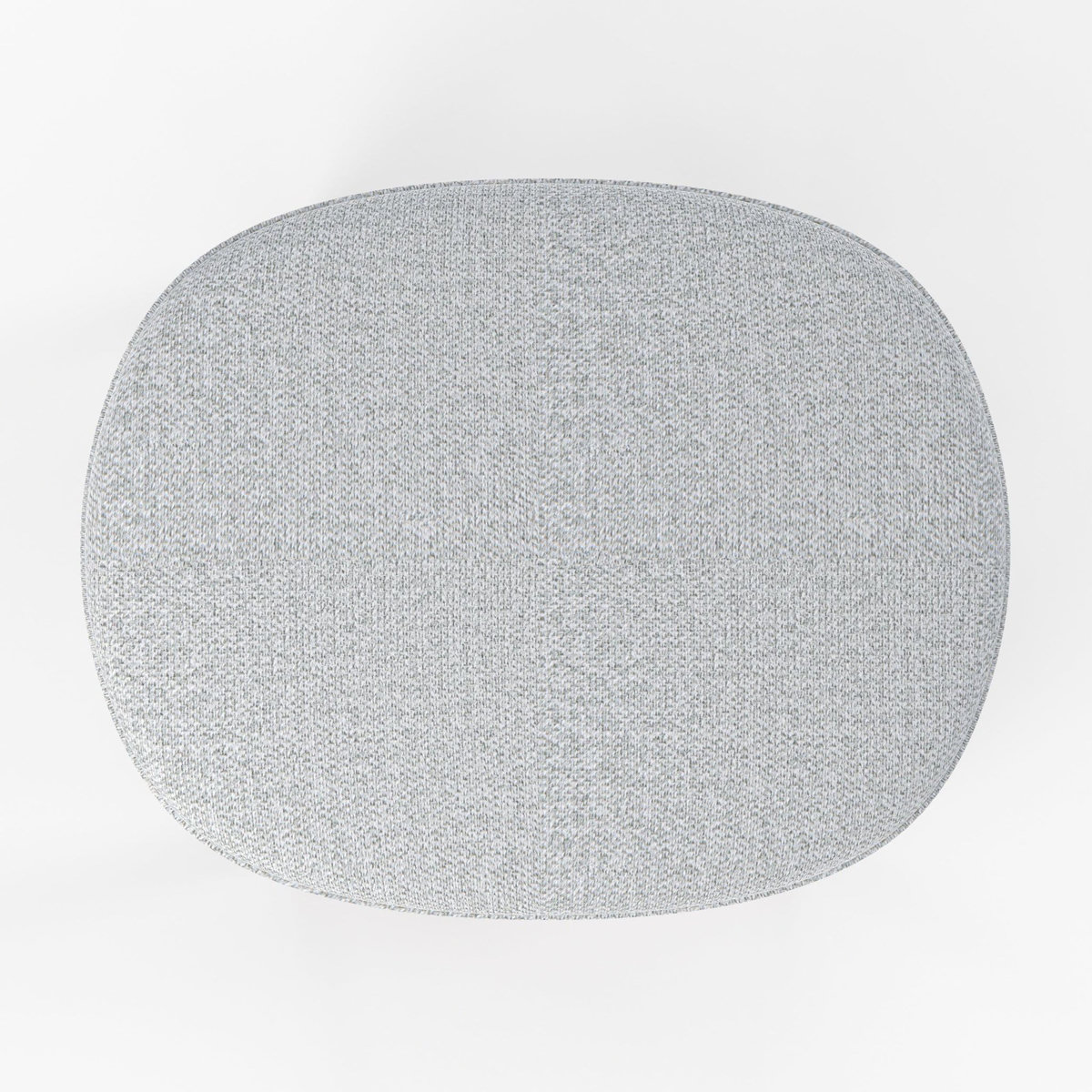 Rendez vous déco Lot de 2 tabourets pour îlot central 65,5 cm en bois et tissu gris-Jude