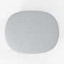Voir la diapositive 6 : Rendez vous déco Lot de 2 tabourets pour îlot central 65,5 cm en bois et tissu gris-Jude