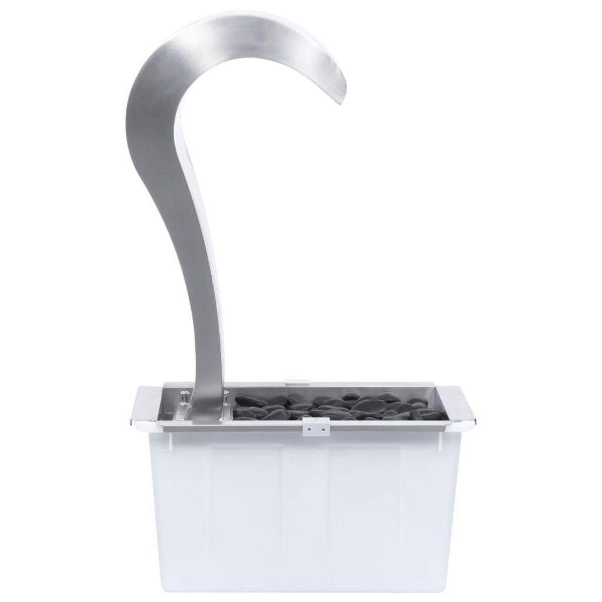 VIDAXL Cascade de jardin Argente 52,4x34,2x82 cm Acier inoxydable