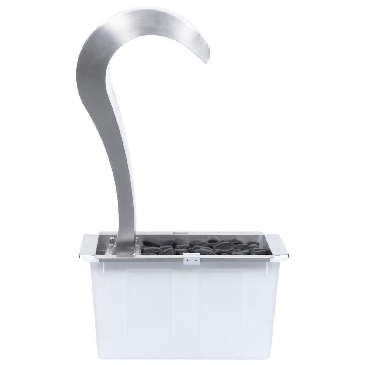 VIDAXL Cascade de jardin Argente 52,4x34,2x82 cm Acier inoxydable