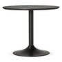 Voir la diapositive 2 : Paris Prix Table de Repas Design  Mescla  90cm Noir