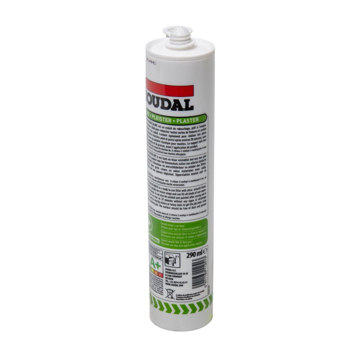 Soudal Cartouche d'enduit instantané 300ml