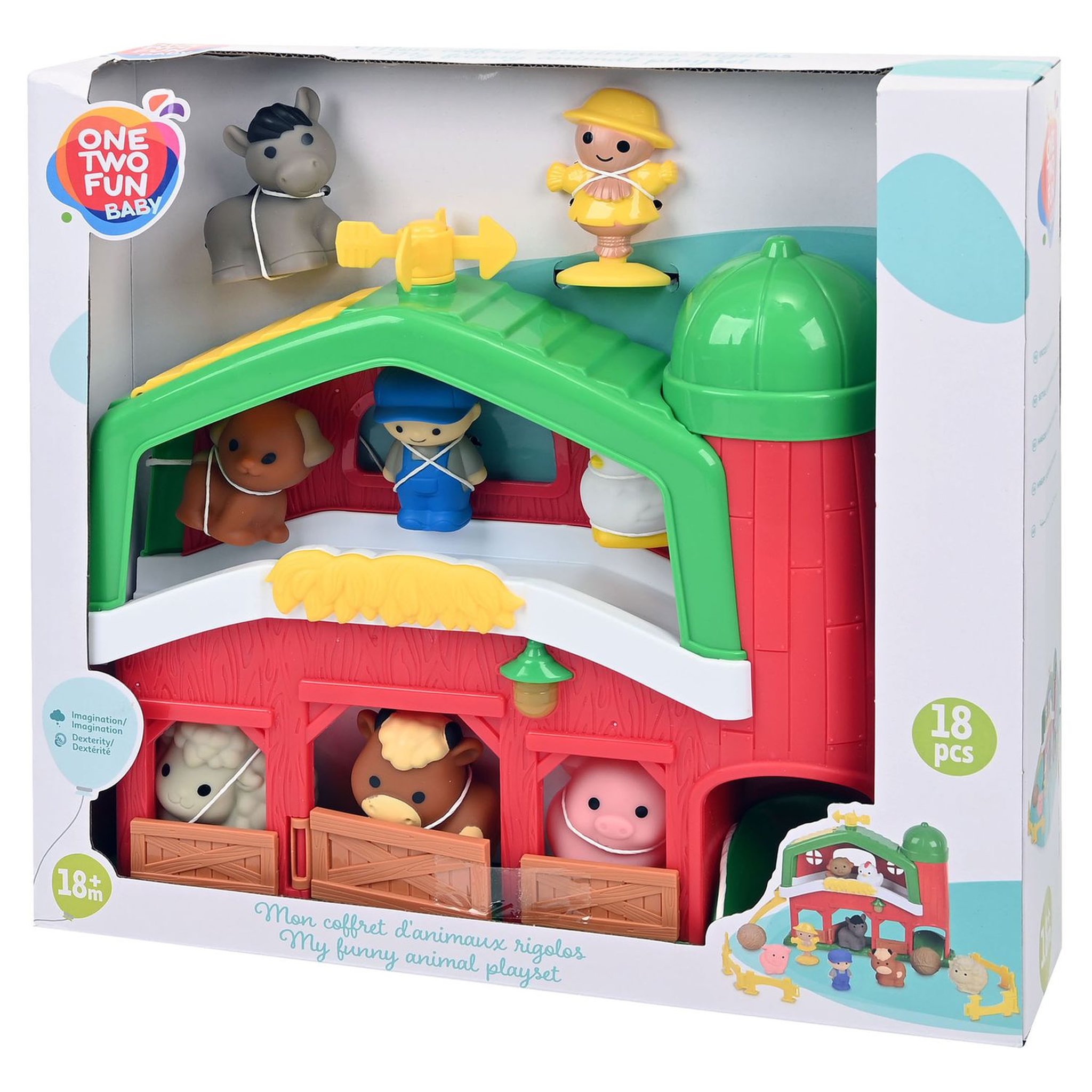 Voir la diapositive 4 : One Two Fun Coffret animaux 