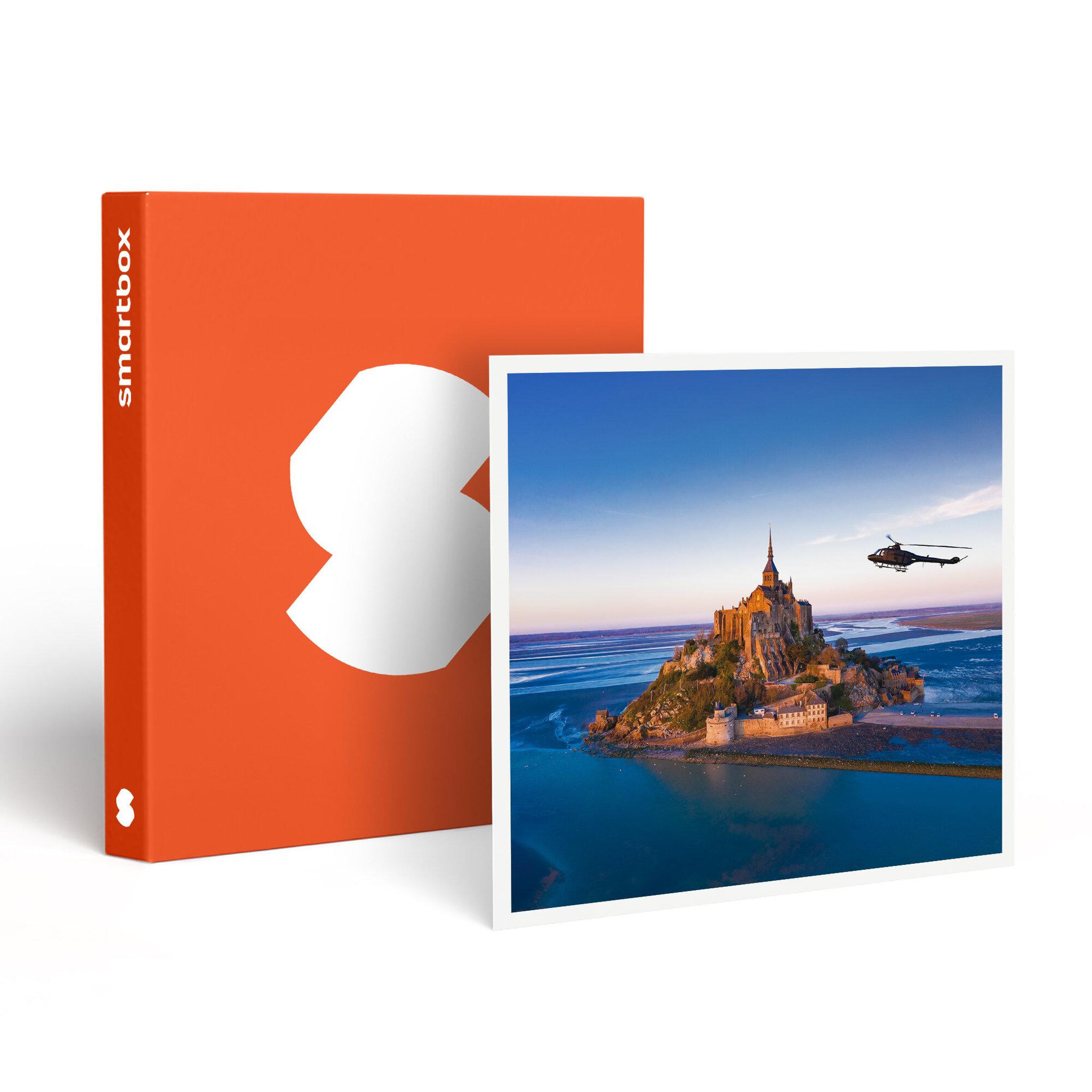 Voir la diapositive 1 : Smartbox Vol en hélicoptère de 20 min pour 2 personnes au-dessus du Mont-Saint-Michel - Coffret Cadeau Sport & Aventure