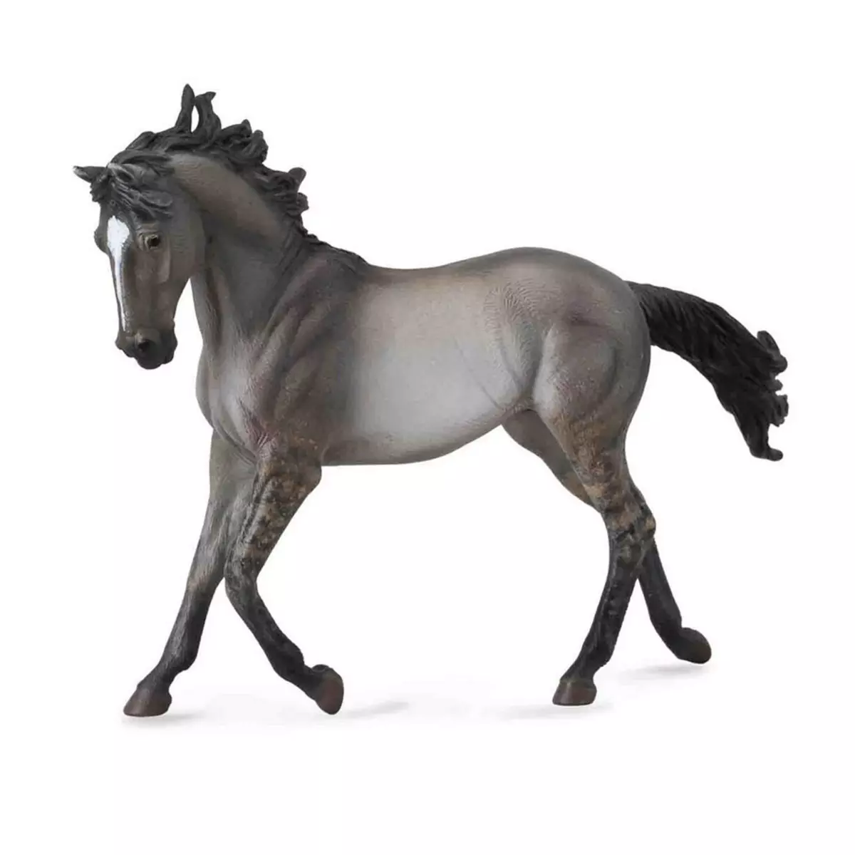 Figurines Collecta Figurine Cheval : Jument Mustang gris souris
