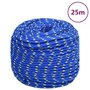Voir la diapositive 1 : VIDAXL Corde de bateau Bleu 8 mm 25 m Polypropylene
