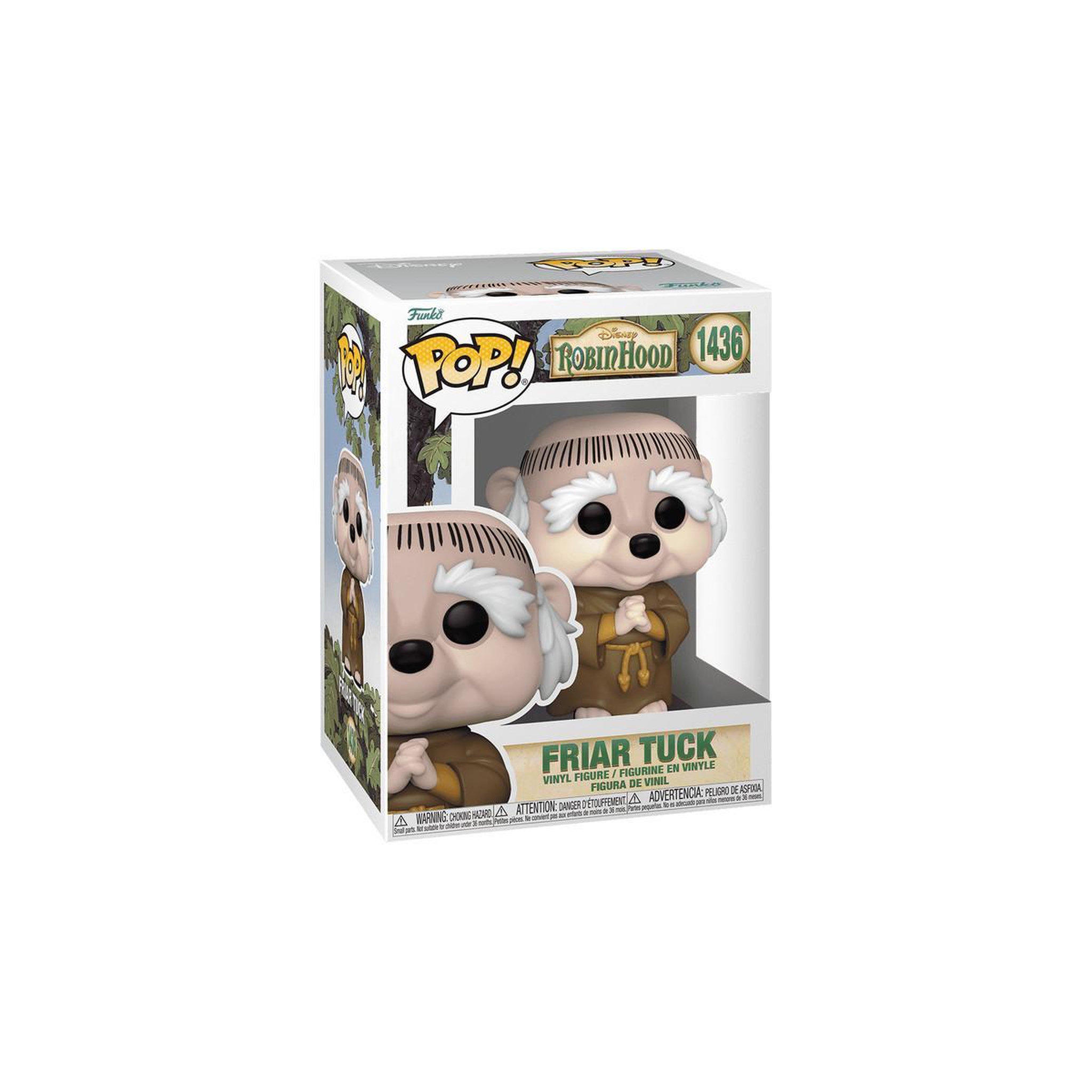 Voir la diapositive 3 : Funko Figurine Funko Pop Disney Robin Hood Friar Tuck