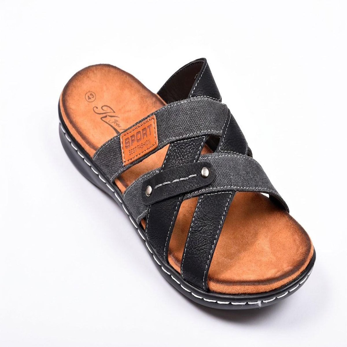 OZABI OZABI Sandales homme sangles croisées confort mémoire de forme