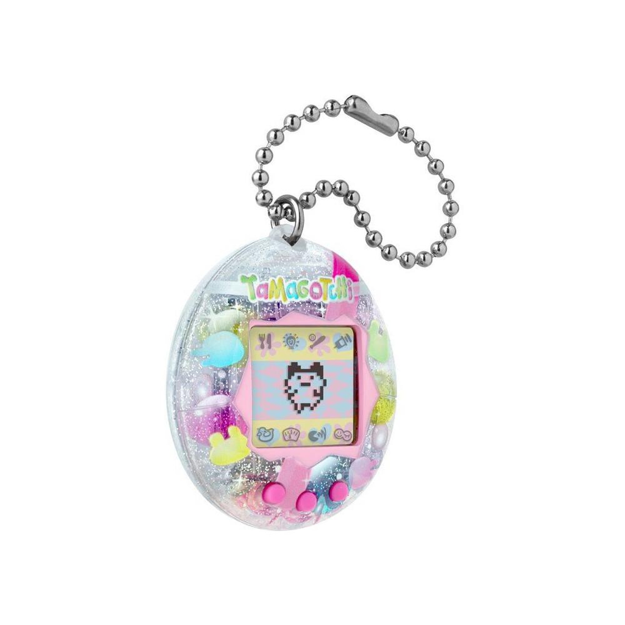 Voir la diapositive 4 : Jeu portable animal de compagnie virtuel Colorful Boba à écran pixel rétroéclairé
