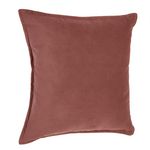 ATMOSPHERA Coussin design Lilou. Coloris disponibles : Jaune, Marron, Bleu, Rose, Vert
