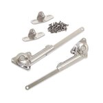 EMUCA SRL Compas pour portes à abattant NSDX force 20-70 kg x cm