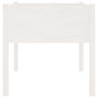 Voir la diapositive 4 : VIDAXL Jardiniere blanc 70x70x70 cm bois de pin massif