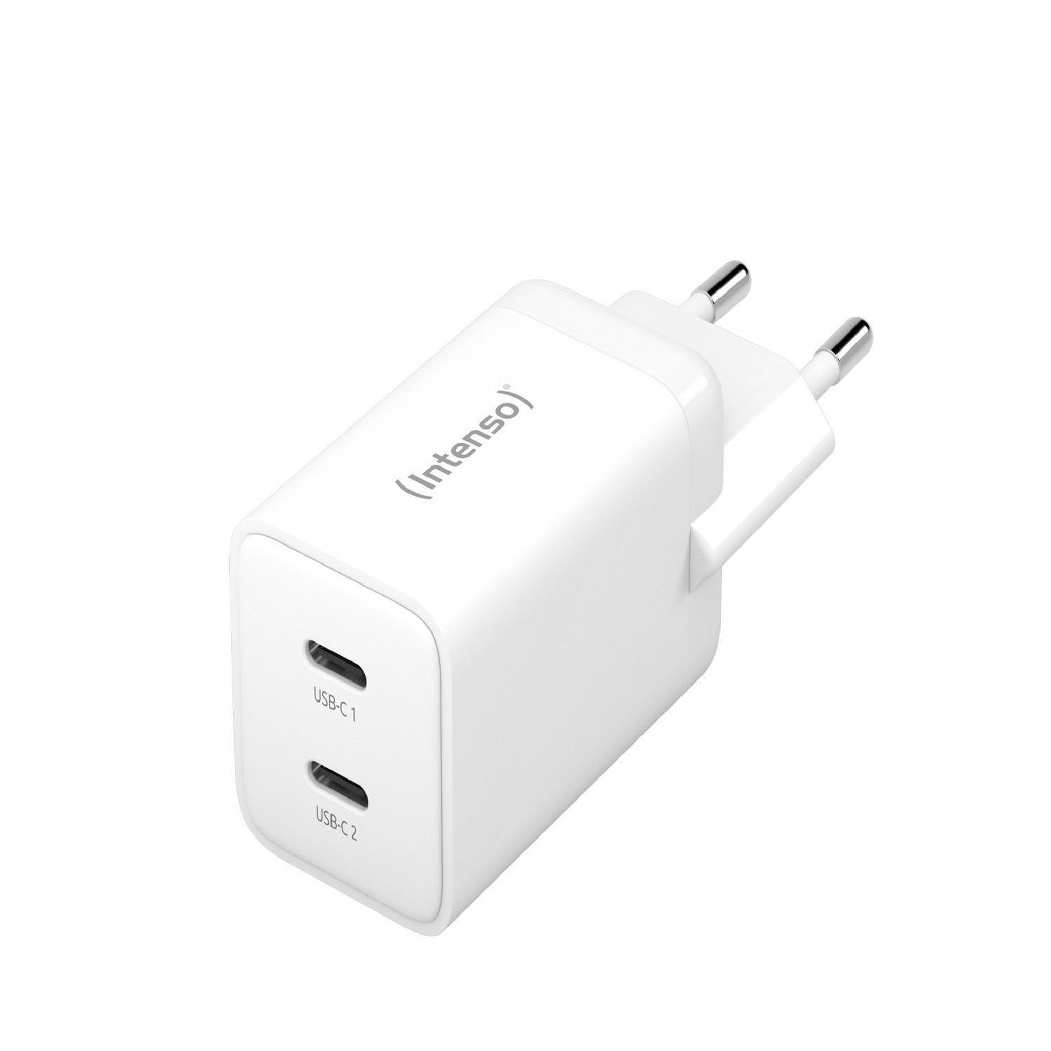 Intenso Intenso power adapter 2xusb-c gan/7804012 universel blanc secteur charge rapide intérieure
