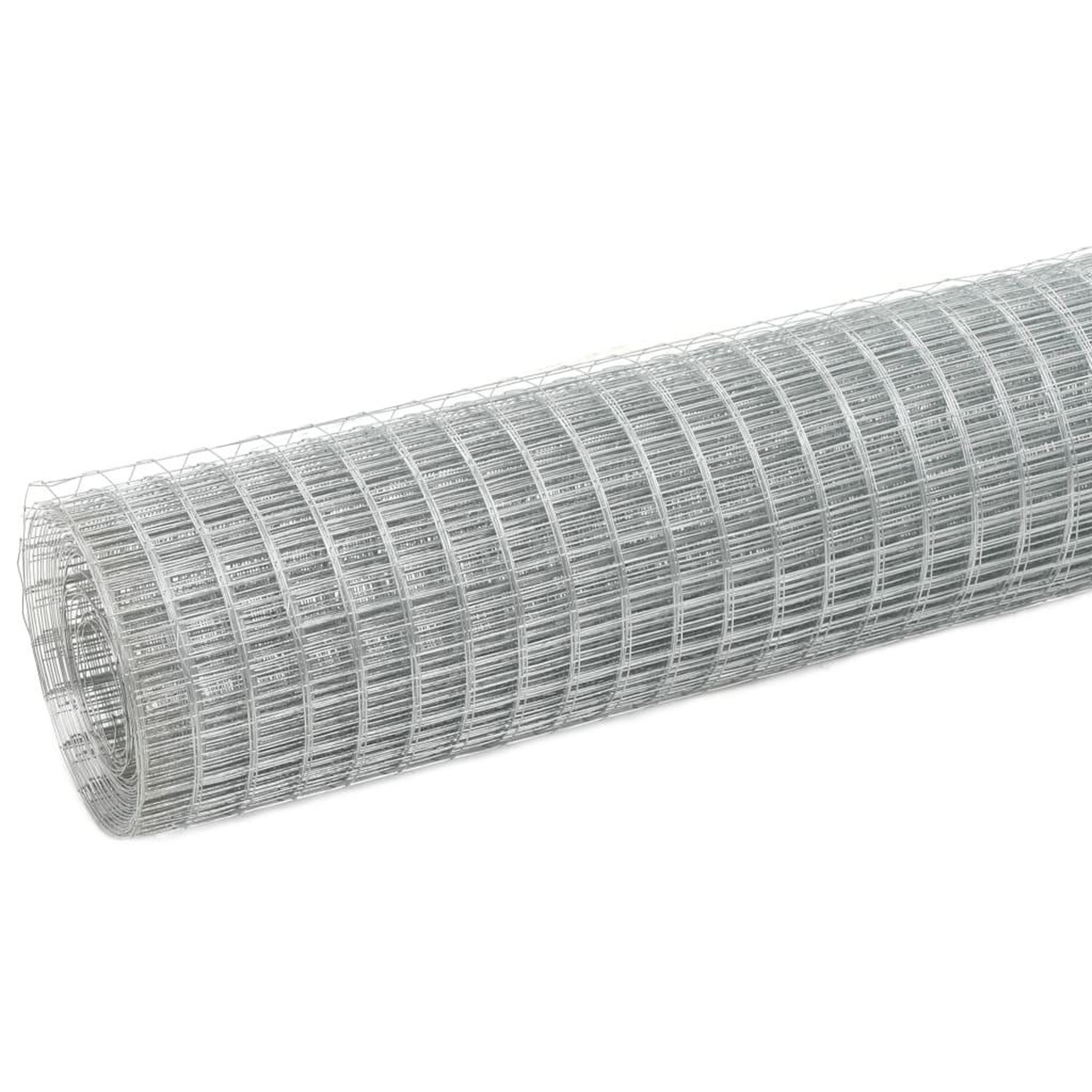 Voir la diapositive 2 : VIDAXL Grillage pour voliere acier galvanise 10x1,5 m argente