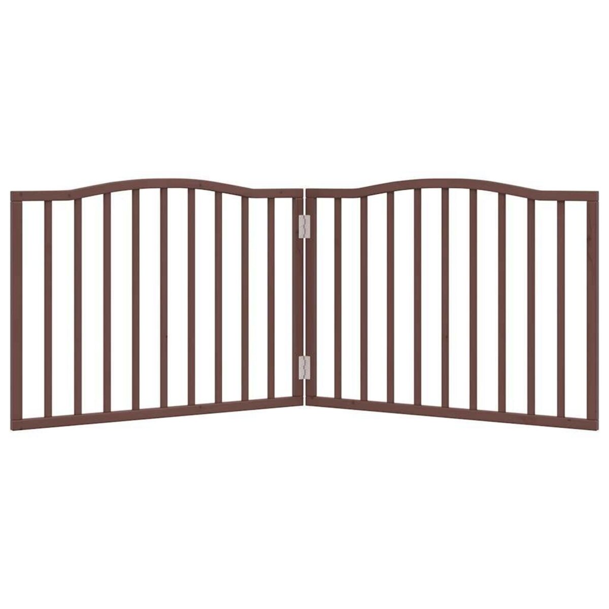 VIDAXL Barriere pour chien pliable 2 panneaux 160 cm bois de peuplier