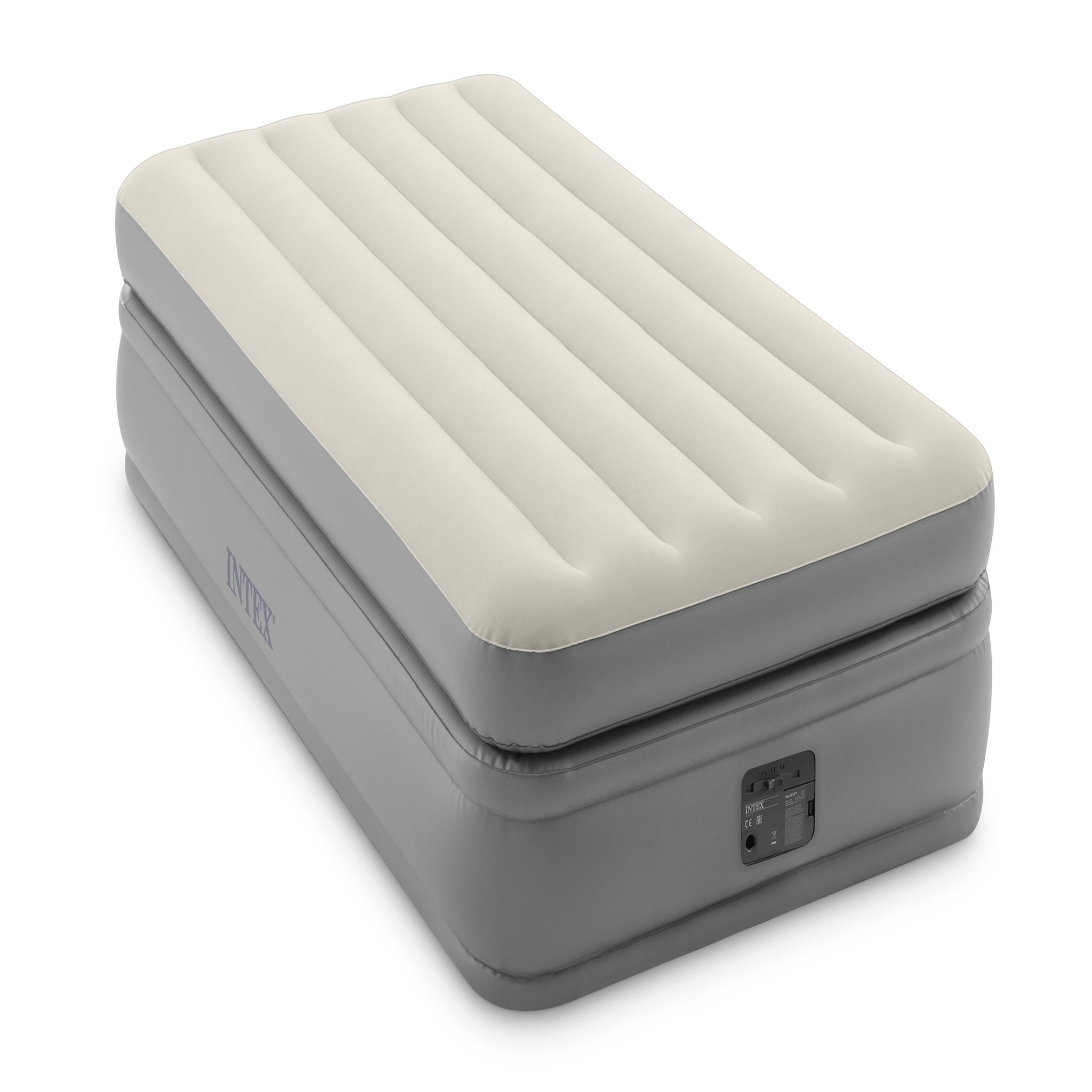 Voir la diapositive 1 : INTEX Matelas gonflable de camping électrique - 1 personne - 191x99x51cm - PRIME CONFORT