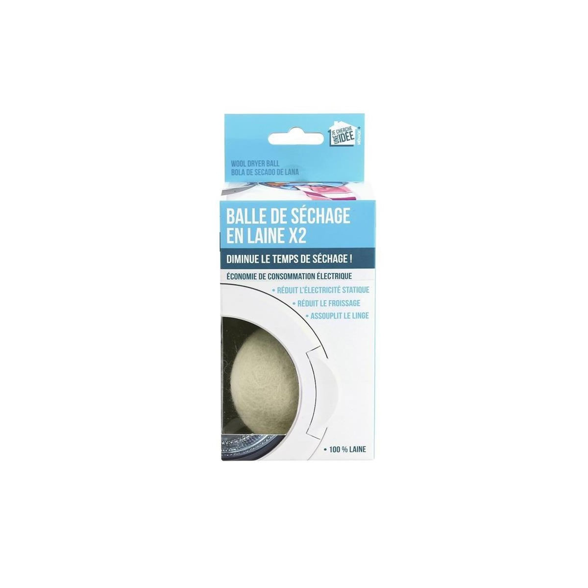Je cherche une idee Balle de séchage en laine x2
