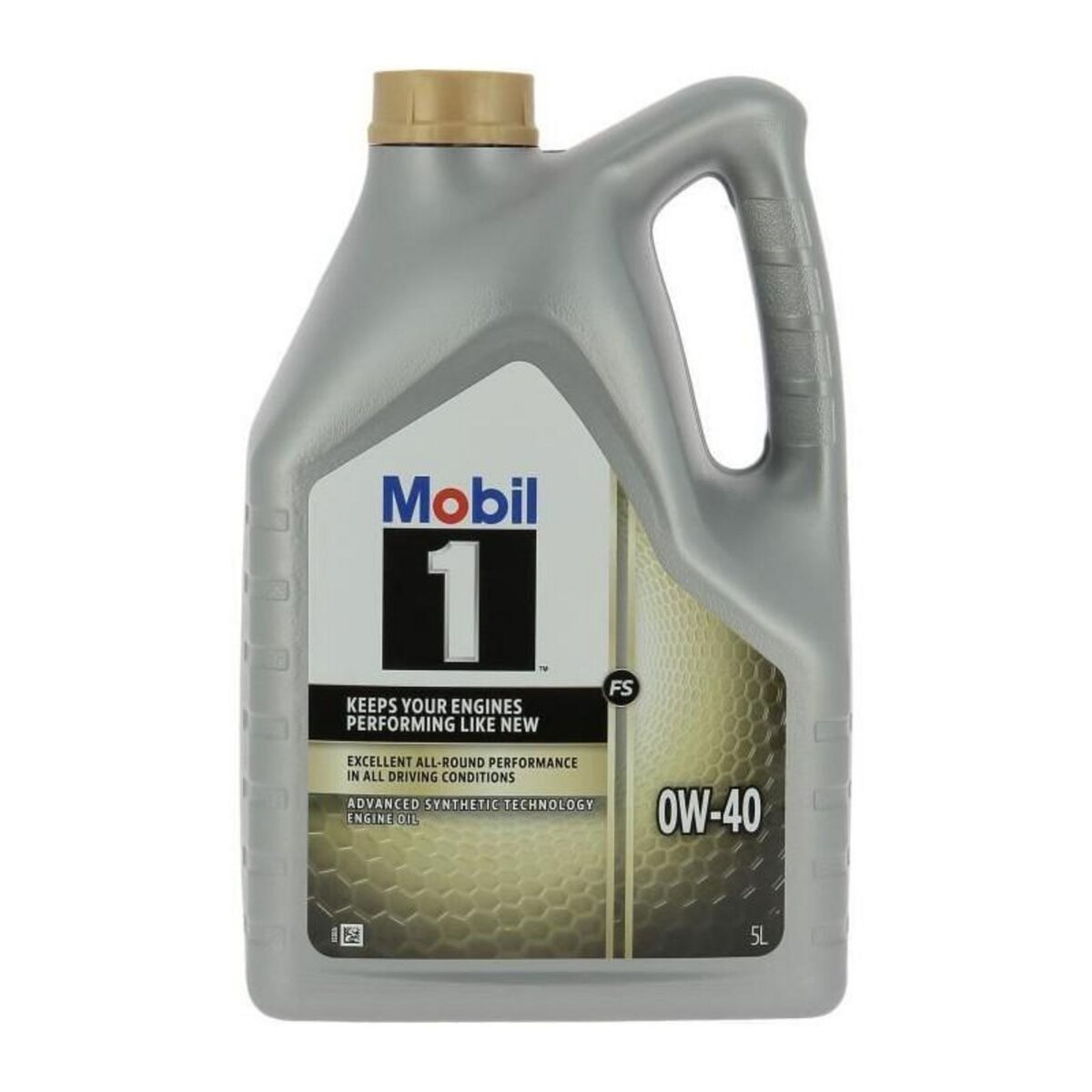 MOBIL Bidon huile de moteur - MOBIL1 - 0W-40 FS - 5 L - 4 saisons
