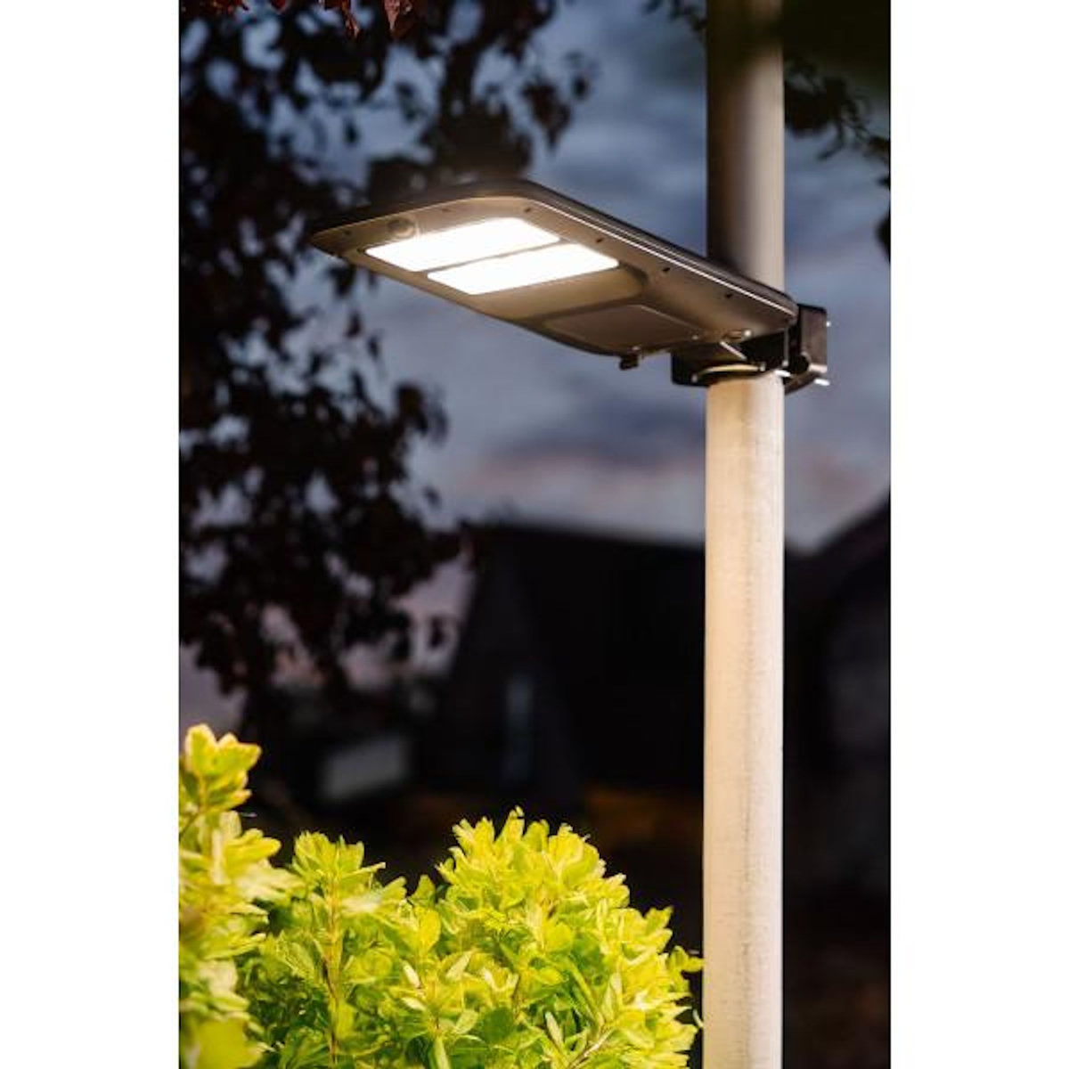 Galix Tete de lampadaire solaire - GALIX - G2614 - 2000 Lumens - Détecteur de présence