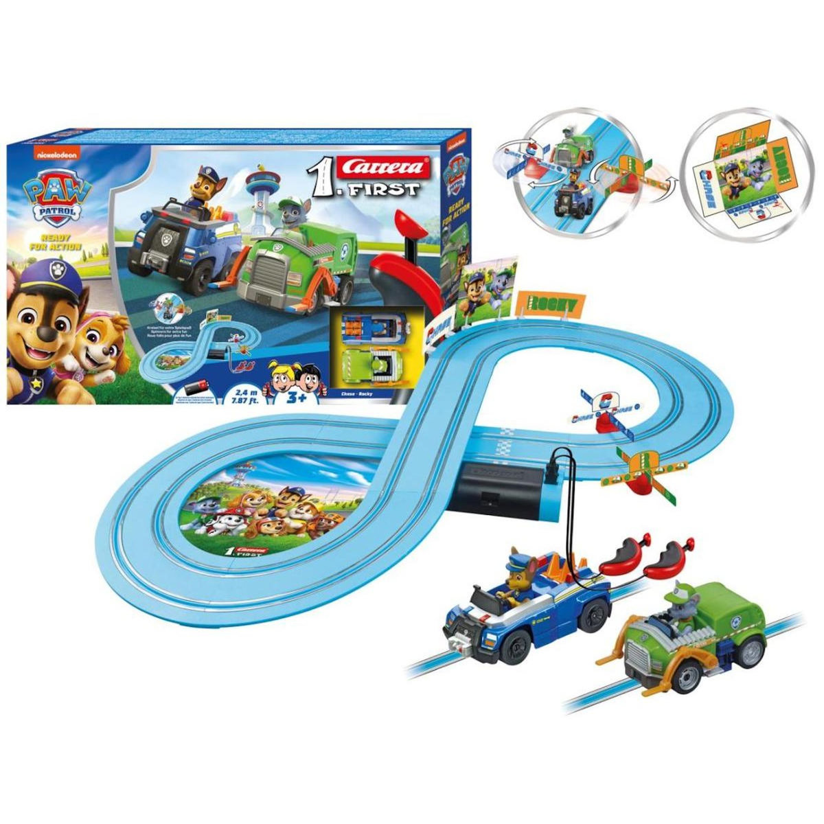 MILLY MALLY Circuit de voitures Carrera First 20063059 Paw Patrol 2,4m